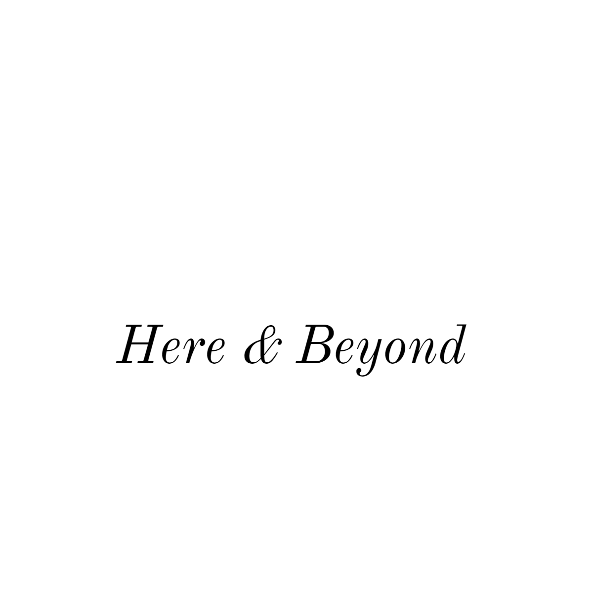 Here & Beyond logo