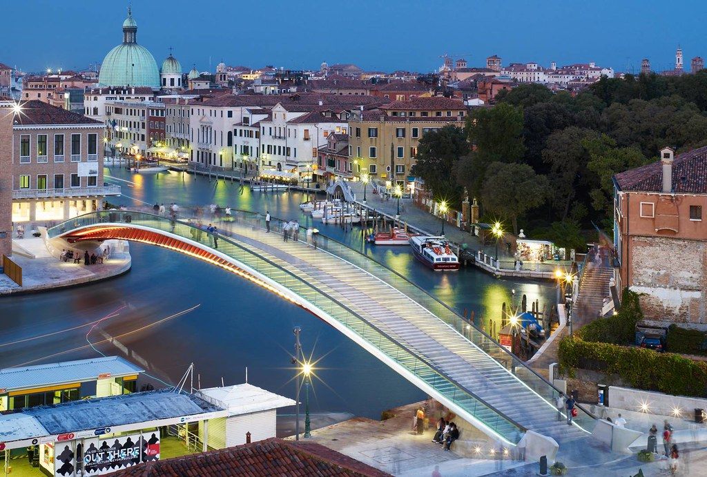 Constitution bridge in Venice