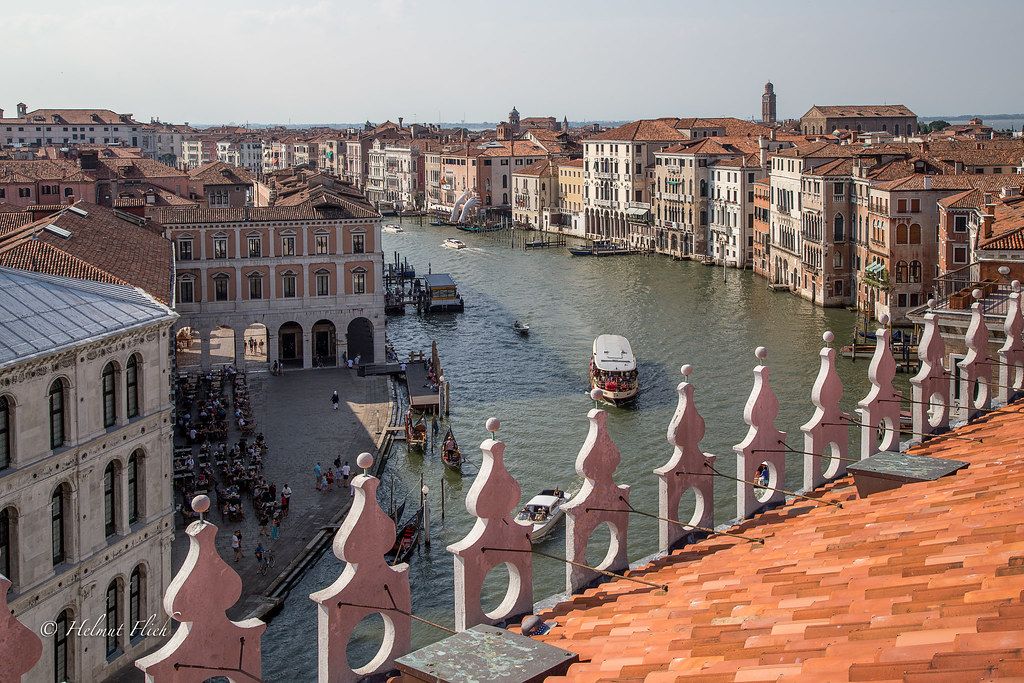 Fondaco dei Tedeschi terrace in Venice